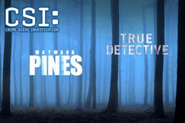 Poster que mezcla Wayward Pines, CSI y True Detective