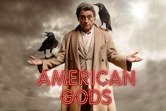 American Gods creada por Bryan Fuller, Michael Green y protagonizada por Ricky Whittle, Emily Browning, Pablo Schreiber
