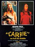 Poster de Carrie protagonizado por Sissy Spacek, Piper Laurie, Amy Irving y dirigido por Brian De Palma